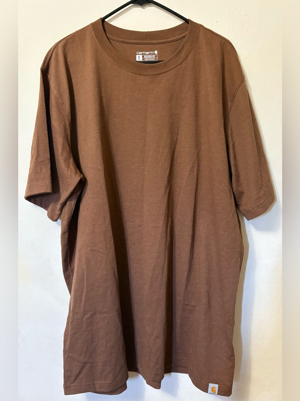 Carhartt Brown Men's Short-Sleeve graphic T-Shirt size XLT